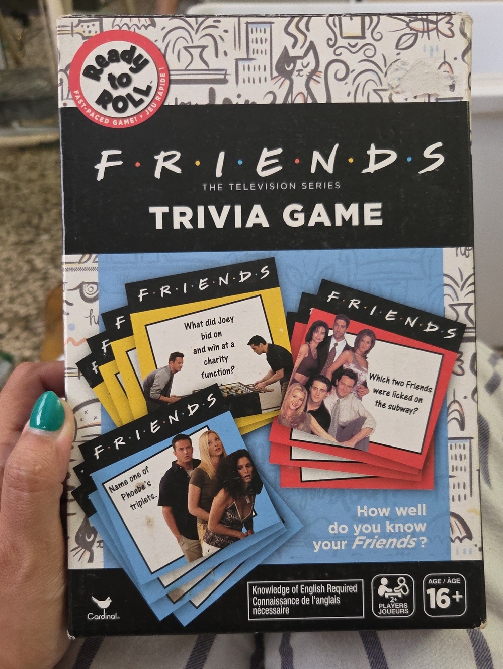 FRIENDS Trivia Game Complete 200 Cards